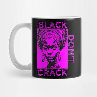 Black Don't Crack Fuchsia Mug